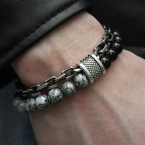 bracelet homme tendance.